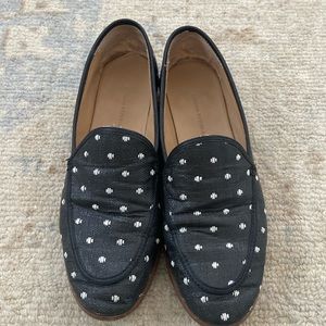 Raffia loafers